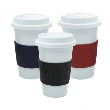 Mug trip Termico Plastico 350ML Faja y Tapa Silicona