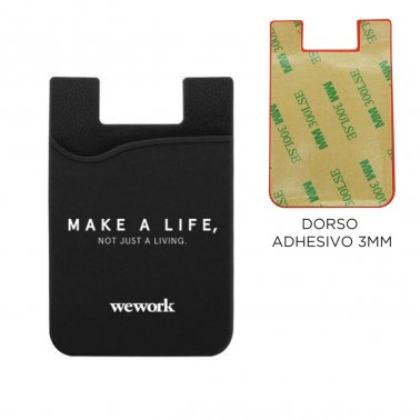 Bag Porta tarjeta de silicona para celular