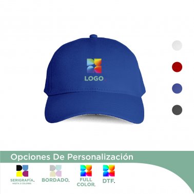 Gorra F3 Poliester - 5 Gajos cierre plastico ajustable