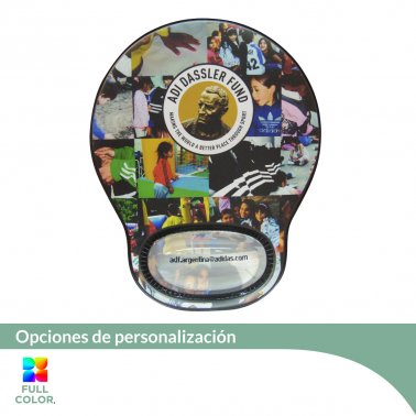 Mouse Pad con apoya muñeca