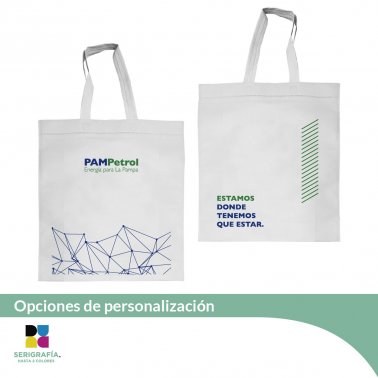 Bolsa de Friselina "Shopper" Con Manija Asa