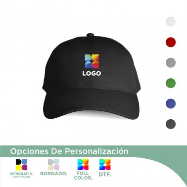 Gorra F1 Poliester - 5 Gajos cierre con velcro ajustable