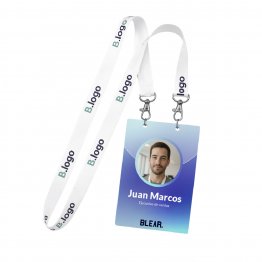 Lanyard "LineUp" - Incl.cred. plastica