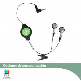 Auricular Con Cable Retractil