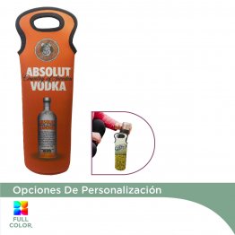 Porta Termo/Botella - C/Impresión Full Color Frente y Dorso