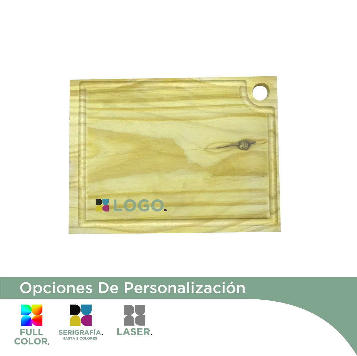 Tabla de Madera Rectangular Chica 18cm 24cm Catálogo